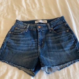 Levi Strauss high rise shorts